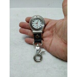 ​Croton Belt Loop Watch Stainless Steel Japan Mov't Untested AS IS